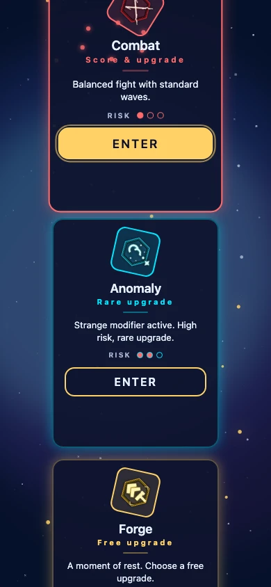 First Bloom — gameplay still from Starfall Sentinels